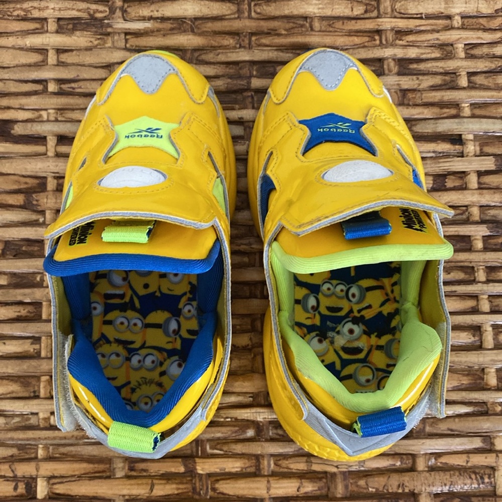 Reebok Versa Pump Fury Minion toddler slip-on shoes - Picture 9 of 11